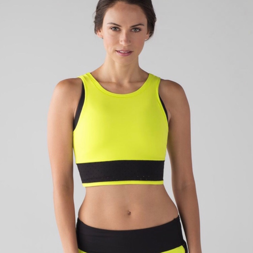 Lululemon Mind Over Miles Crop Top Tank!!